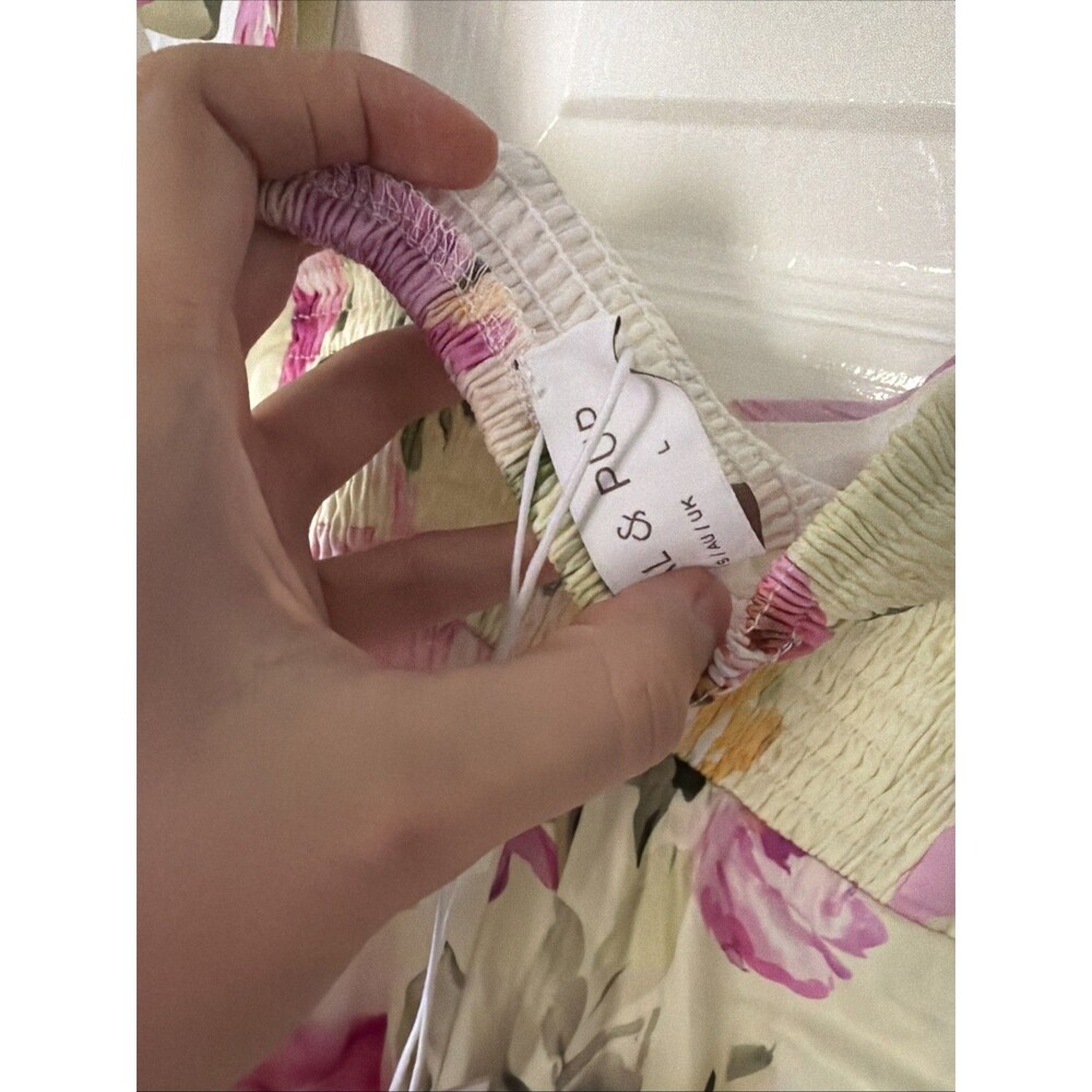 Petal & Pup Ellody Maxi Dress L Yellow - Picture 4 of 5